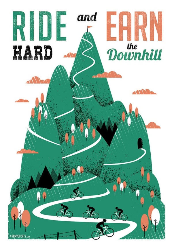Ride hard & earn the downhill